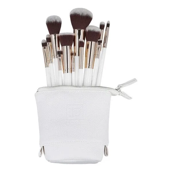 Ilu Basic, Set de 12 pensule de machiaj + cutie, alb — preț și oferte