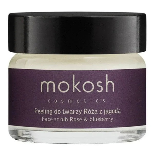 Mokosh, scrub facial activ, trandafir și afine, 15 ml — preț și oferte