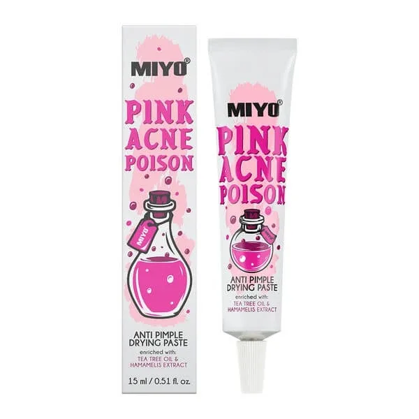 MIYO Pink Acne Poison, pastă pentru imperfecțiuni, 15 ml — preț și oferte
