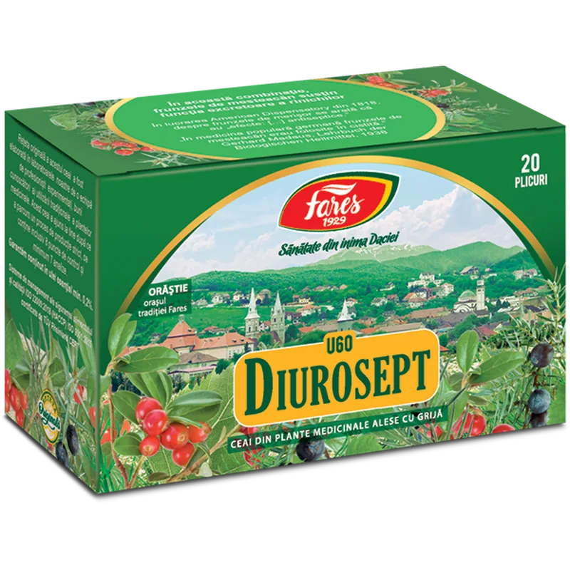 Diurosept, U60, ceai la plic, Fares | 20 plicuri — preț și oferte