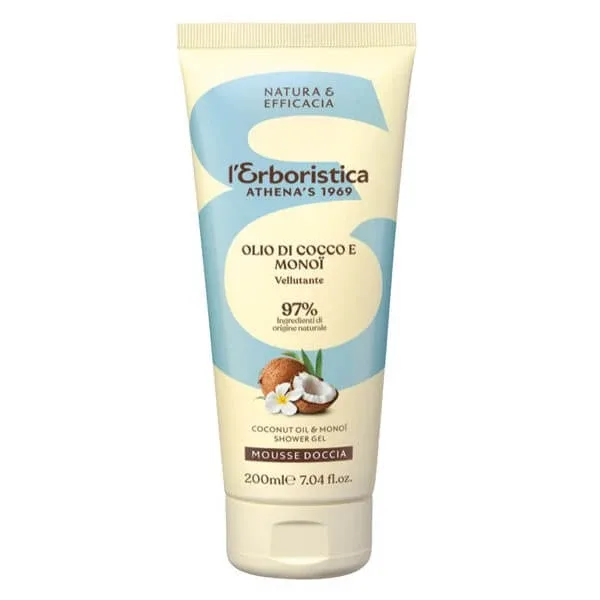 L'Erboristica, spumă de spălare corporală cu nucă de cocos, gel de duș, 200 ml L'Erboristica — preț și oferte