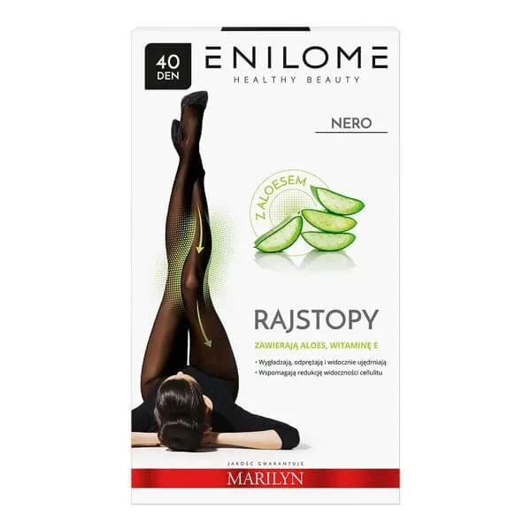 Enilome Healthy Beauty Aloe, dresuri semi-mat, culoare Nero, mărimea S, 40 DEN — preț și oferte