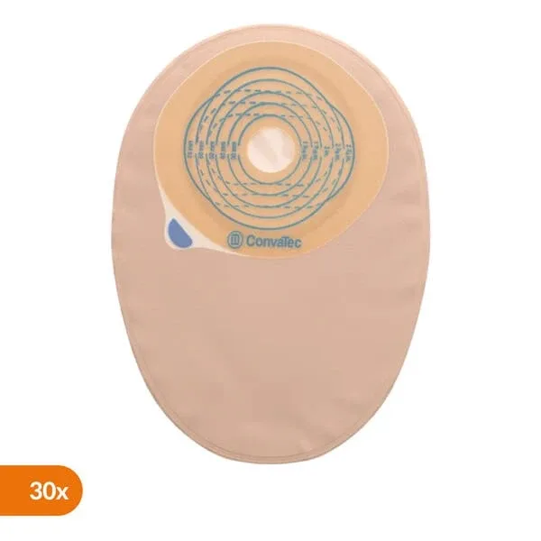 Esteem+, pungă stoma, închisă, bej cu fereastră, mediu, 50 mm, 30 buc. — preț și oferte