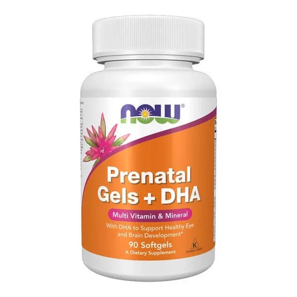 Now Foods, geluri prenatale + DHA, capsule, 90 buc. — preț și oferte