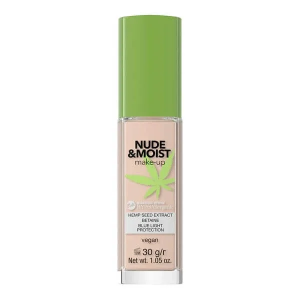 Bell HYPOAllergenic Nude&amp;Moist Make-Up, fluid hidratant și hrănitor 01, 30 g — preț și oferte