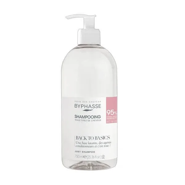 Byphasse Back to Basics, șampon pentru toate tipurile de păr, 750 ml — preț și oferte