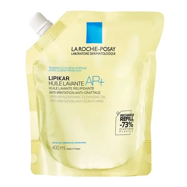 La Roche-Posay Lipikar, AP+ ulei de curățare cu reumplere lipidică, reumplere, 400 ml — preț și oferte