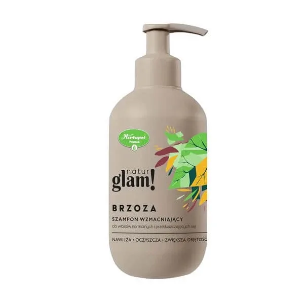 Natur Glam!, șampon pentru păr, mesteacăn, 300 ml — preț și oferte