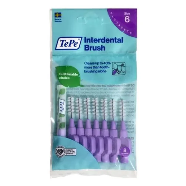 TePe Original, perii interdentare, violet (1,1 mm), 8 buc. — preț și oferte