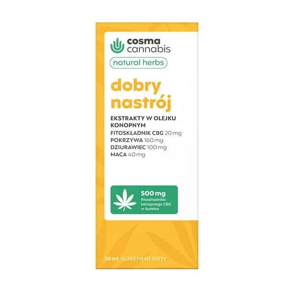 Cosma Cannabis Natural Herbs Good Mood Drops, 30 ml — preț și oferte
