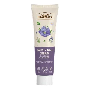 Farmacie verde, mușețel și ulei de in, cremă de mâini, 100 ml