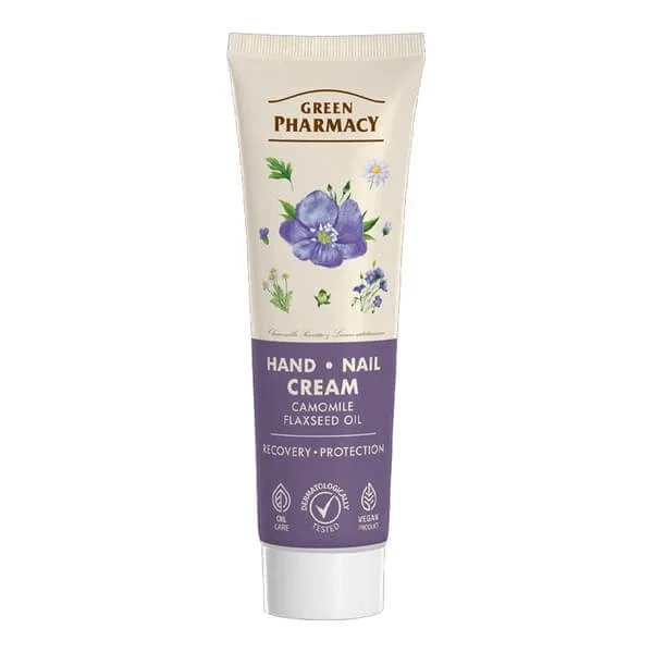 Farmacie verde, mușețel și ulei de in, cremă de mâini, 100 ml Green Pharmacy — preț și oferte