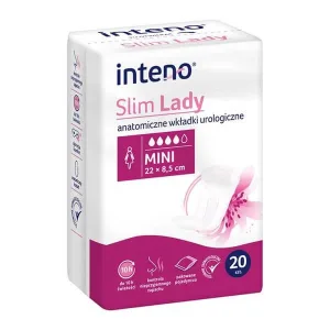 Inteno Slim Lady, tălpi anatomice urologice, Mini, 20 buc.