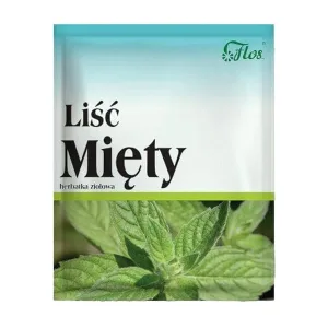 Flos, Mentă, frunze, ceai din plante, 50 g