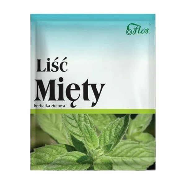Flos, Mentă, frunze, ceai din plante, 50 g — preț și oferte