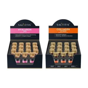 Salvitis Mix set Salvitis Hyaluron 250, 15 buc. + Salvitis Colagen 12 000, 15 buc.