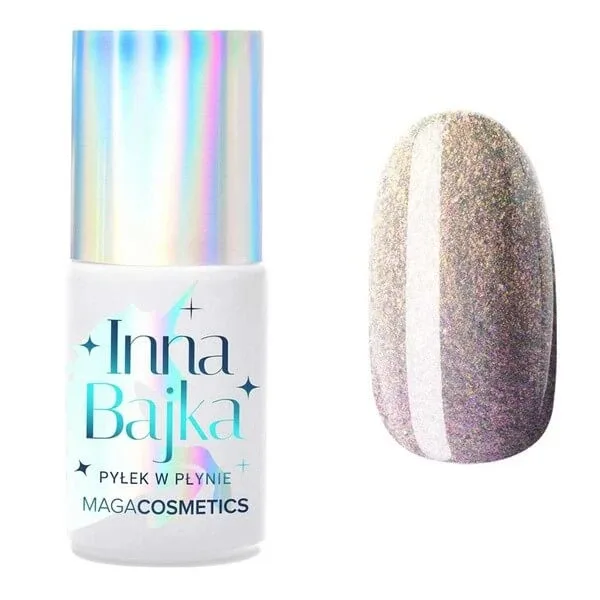 Maga Cosmetics Inna Bajka, luciu hibrid cu polen, 835 White Tooth, 6 ml — preț și oferte