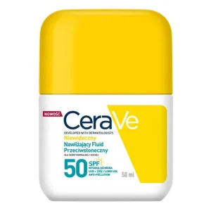 CeraVe, invizibil, cremă de protecție solară hidratantă SPF50, 50 ml