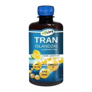 Trans islandez cu aromă de lămâie, ulei, 250 ml