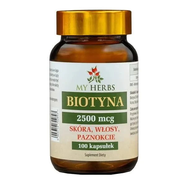 My Herbs Biotin 2500 mcg, capsule, 100 buc. — preț și oferte