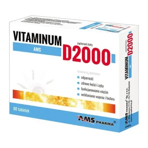 Vitaminum D2000 AMS, comprimate, 60 buc.
