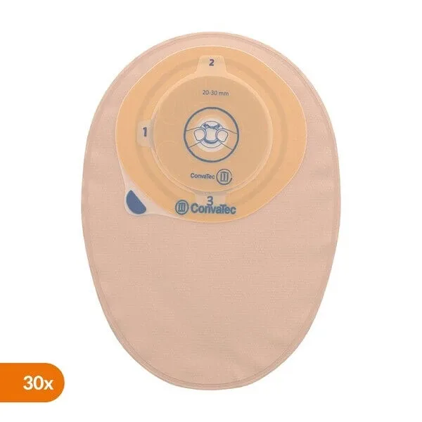 Esteem+, pungă stoma din plastic, bej cu fereastră, 30-40 mm, 30 buc. — preț și oferte