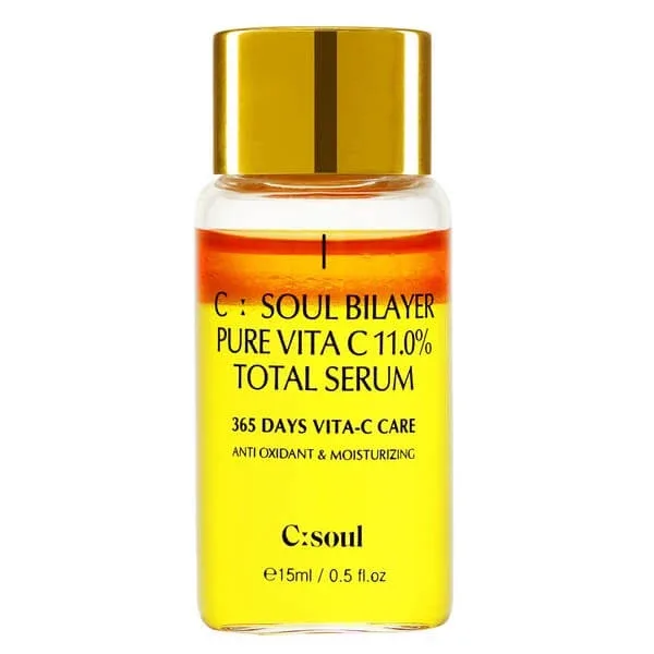 C:Soul Bilayer Pure Vita C 11.0% Total Serum, ser bifazic hidratant, 15 ml — preț și oferte