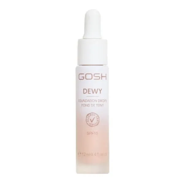 Gosh Dewy Foundation Drops, picături de fond de ten iluminator SPF 15, 006 Medium, 12 ml — preț și oferte