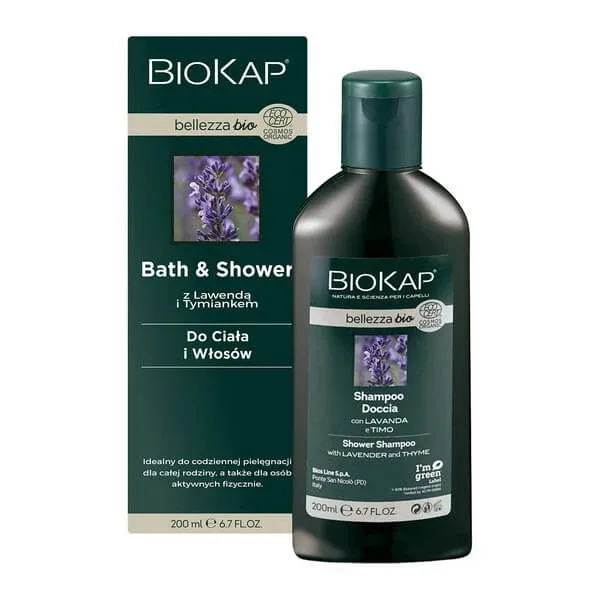 Biokap Belleza BIO, șampon și loțiune de duș, 200 ml — preț și oferte