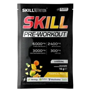 Skill Nutrition Pre-Workout, pulbere, aromă de punch tropical, 16 g