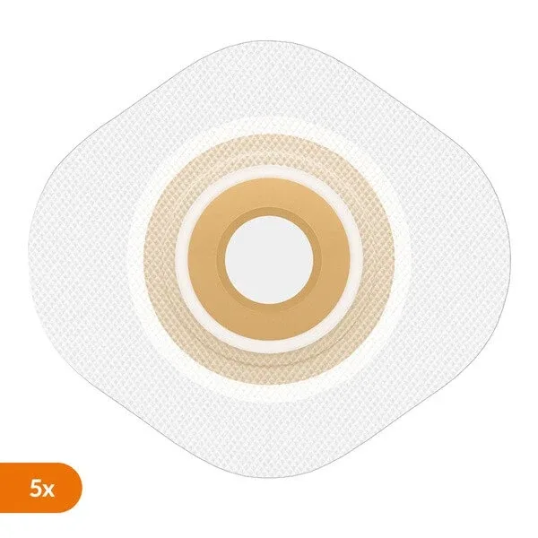 Natura Durahesive Convex, placă stoma cu orificiu pre-făcut, 45/32 mm, 5 buc. — preț și oferte