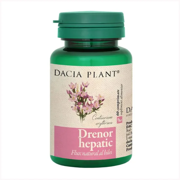 Drenor Hepatic, Dacia Plant | 60 comprimate — preț și oferte