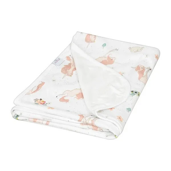 Babymatex, pătură din bambus cu două fețe 75x100 cm, alb-căluț, 1 buc. — preț și oferte