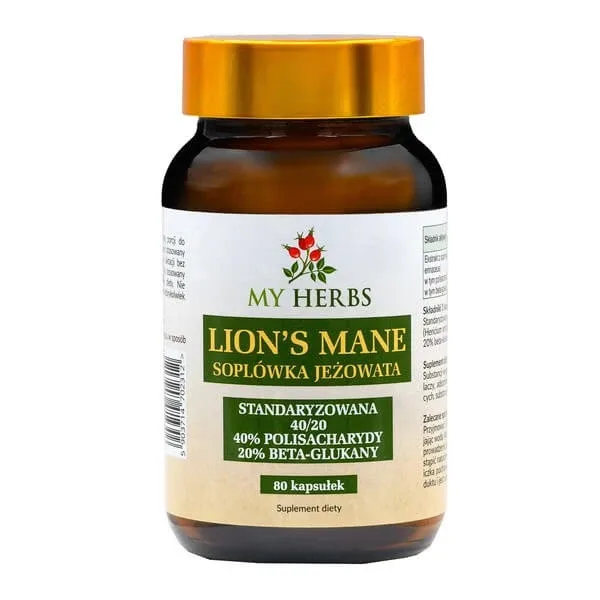 My Herbs Lion's Mane Hedgehog Soplum 400 mg, capsule, 80 buc. — preț și oferte