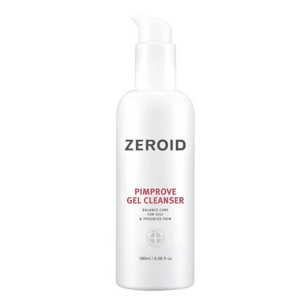 Zeroid Pimprove Gel Cleanser, gel de curățare pentru ten gras, mixt și cu tendință acneică, 180 ml — preț și oferte