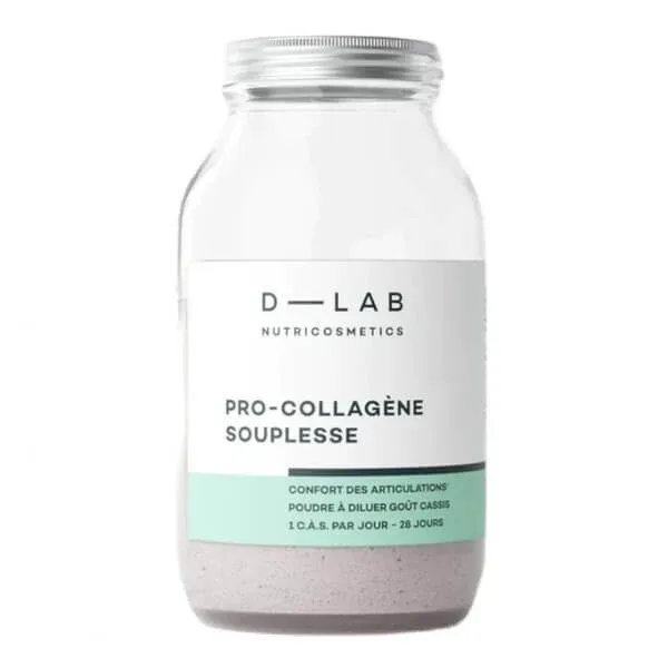 D-LAB Pro Collagene Souplesse, pulbere, aromă de coacăze negre, 185.2 g — preț și oferte