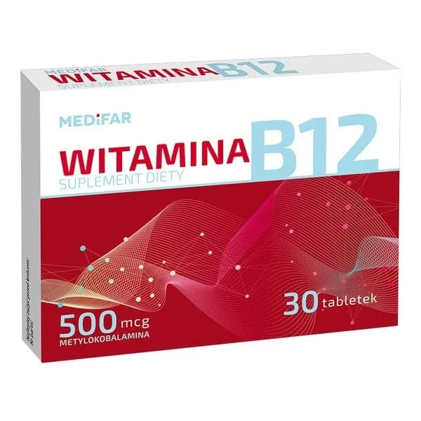 MEDiFAR Vitamina B12 comprimate, 30 buc. — preț și oferte