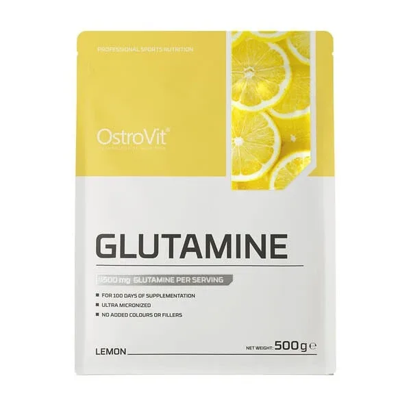 OstroVit Glutamine, aromă de lămâie, pulbere, 500 g — preț și oferte