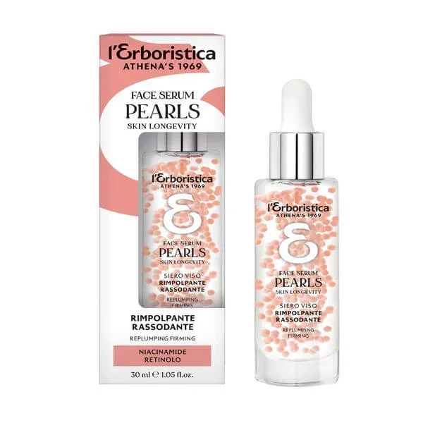 L'Erboristica Pearls, ser facial cu niacinamidă + retinol, 30 ml L'Erboristica — preț și oferte