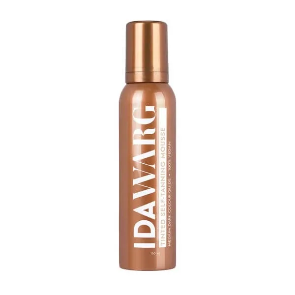 Ida Warg Tinted Self-Tanning Mousse, spumă autobronzantă pentru corp, Mediu închis, 150 ml — preț și oferte