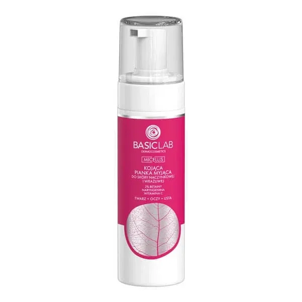 BasicLab Micellis, spumă de curățare calmantă pentru pielea capilară și sensibilă, 150 ml — preț și oferte