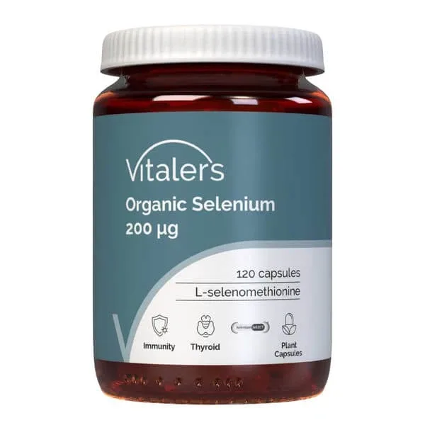 Vitalers Organic Selenium 200 mcg, capsule, 120 buc. — preț și oferte