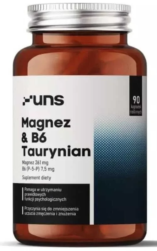 Taurat de magneziu + B6 (90 capsule) UNS — preț și oferte