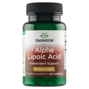 Acid alfa lipoic Swanson, acid alfa lipoic 50 mg, 120 capsule