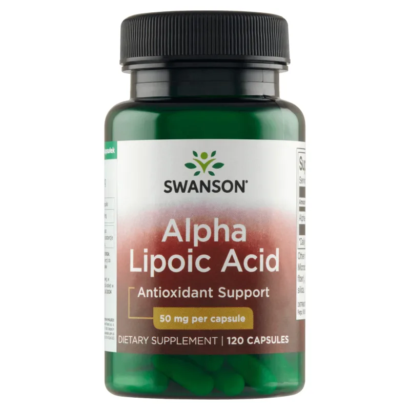 Acid alfa lipoic Swanson, acid alfa lipoic 50 mg, 120 capsule — preț și oferte