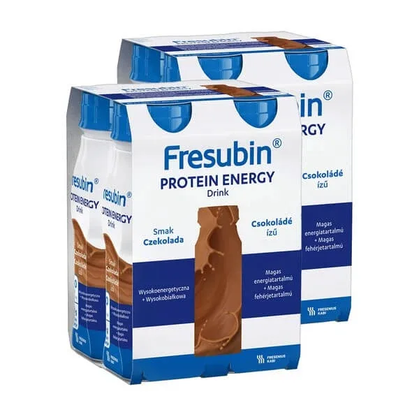 Set de 2x Fresubin Protein Energy Drink, lichid cu aromă de ciocolată, 4 x 200 ml — preț și oferte
