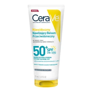 CeraVe, loțiune de protecție solară hidratantă invizibilă SPF50+, 75 ml