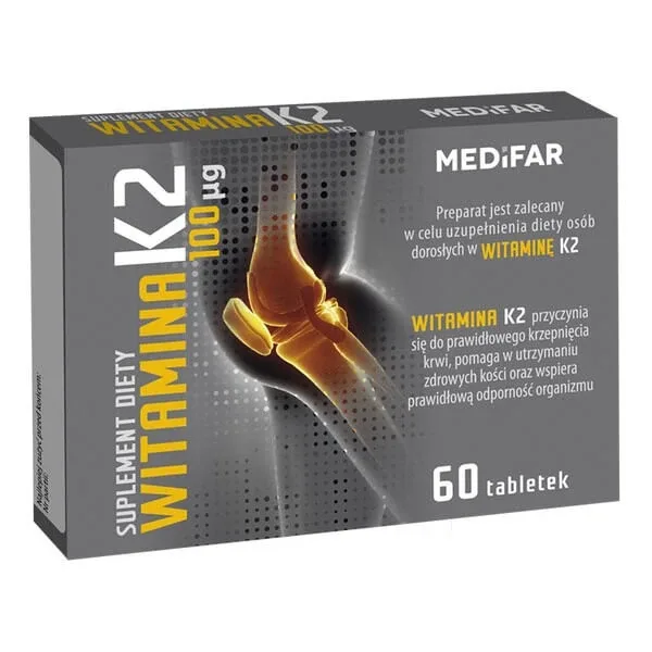 MEDiFAR Vitamina K2 comprimate, 60 buc. — preț și oferte