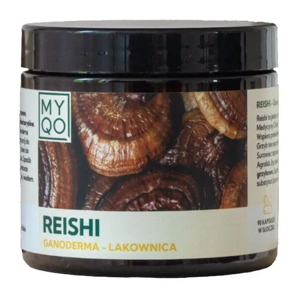 MYQO Reishi - Ganoderma lucidum - Glowworm, capsule, 90 buc. — preț și oferte