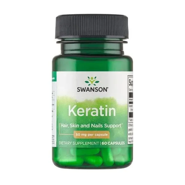 Swanson Keratin, capsule, 60 buc. — preț și oferte